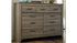 Zelen Queen/Full Panel Headboard Bed with Dresser