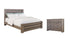 Zelen King Panel Bed with Dresser