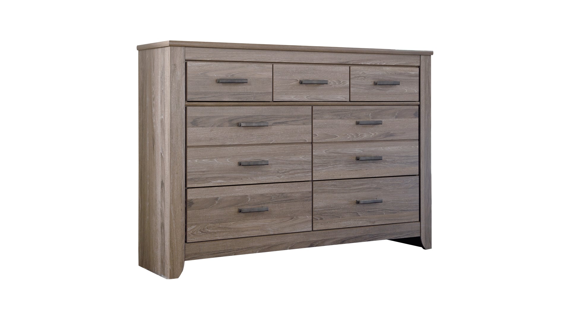 Zelen Queen/Full Panel Headboard Bed with Dresser