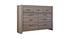 Zelen Queen/Full Panel Headboard Bed with Dresser