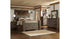 Juararo California King Poster Bed with Mirrored Dresser and Chest