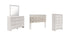 Altyra King Panel Headboard Bed with Mirrored Dresser and Chest