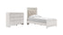 Altyra Twin Panel Bed with Dresser