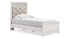Altyra Twin Panel Bed with Dresser