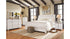 Willowton King Sleigh Bed with Mirrored Dresser, Chest and Nightstand