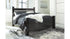 Starberry King Poster Bed with Mirrored Dresser and Chest