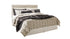 Bellaby King Panel Headboard Bed with Mirrored Dresser and Chest