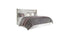 Dreamur King/California King Panel Headboard Bed with Mirrored Dresser and Chest