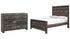 Wynnlow Queen Crossbuck Panel Bed with Dresser