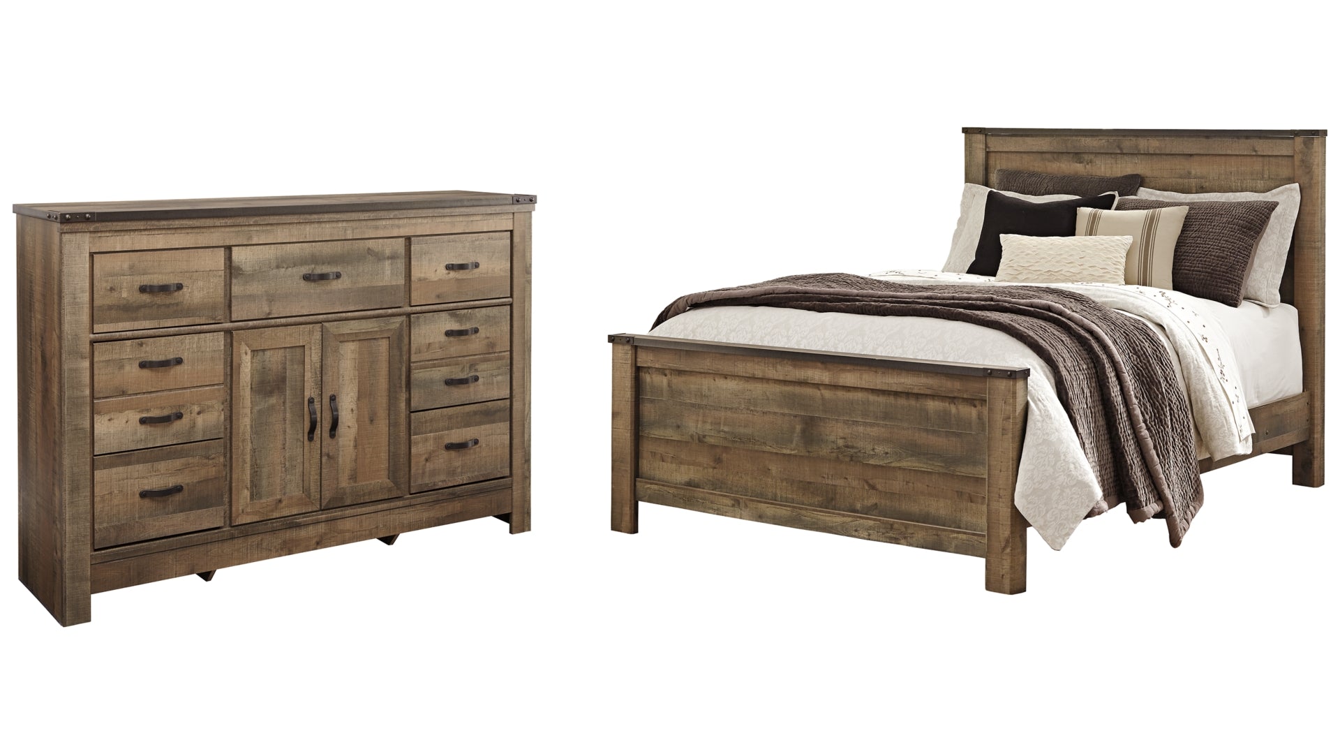 Trinell Queen Panel Bed with Dresser