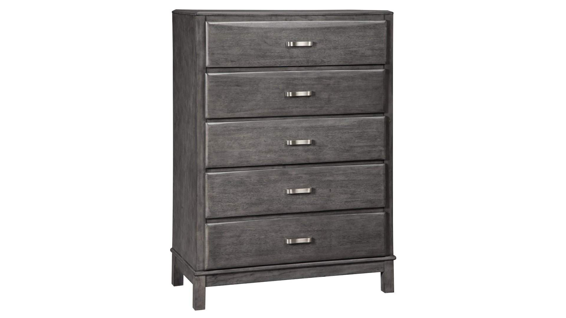 Caitbrook Queen Storage Bed with 8 Storage Drawers with Mirrored Dresser and Chest