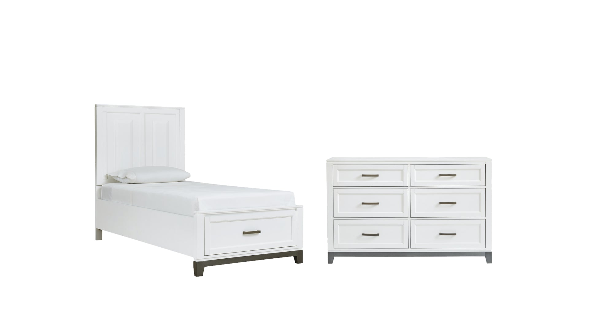 Brynburg Twin Panel Bed with Dresser