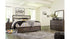 Brueban Queen Panel Bed with 2 Storage Drawers with Dresser