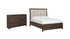 Brueban Queen Panel Bed with 2 Storage Drawers with Dresser