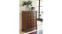North Shore King Poster Bed with Canopy with Mirrored Dresser and Chest