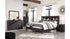 Reylow King Bookcase Bed with Mirrored Dresser and Chest