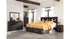 Reylow Queen Bookcase Bed with 2 Storage Drawers with Dresser