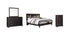 Reylow King Bookcase Bed with Mirrored Dresser and Chest