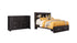 Reylow Queen Bookcase Bed with 2 Storage Drawers with Dresser
