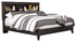 Reylow King Bookcase Bed with Mirrored Dresser and Chest