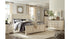 Bolanburg King Panel Bed with Mirrored Dresser, Chest and Nightstand