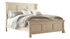 Bolanburg King Panel Bed with Mirrored Dresser, Chest and Nightstand