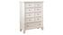 Prentice Queen Sleigh Bed with 2 Storage Drawers with Mirrored Dresser, Chest and Nightstand