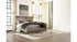 Lakeleigh California King Panel Bed with Mirrored Dresser and Chest
