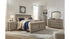 Lettner Queen Panel Bed with Mirrored Dresser and 2 Nightstands