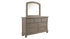 Lettner King Sleigh Bed with 2 Storage Drawers with Mirrored Dresser and Chest