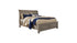 Lettner California King Sleigh Bed with Mirrored Dresser and Chest