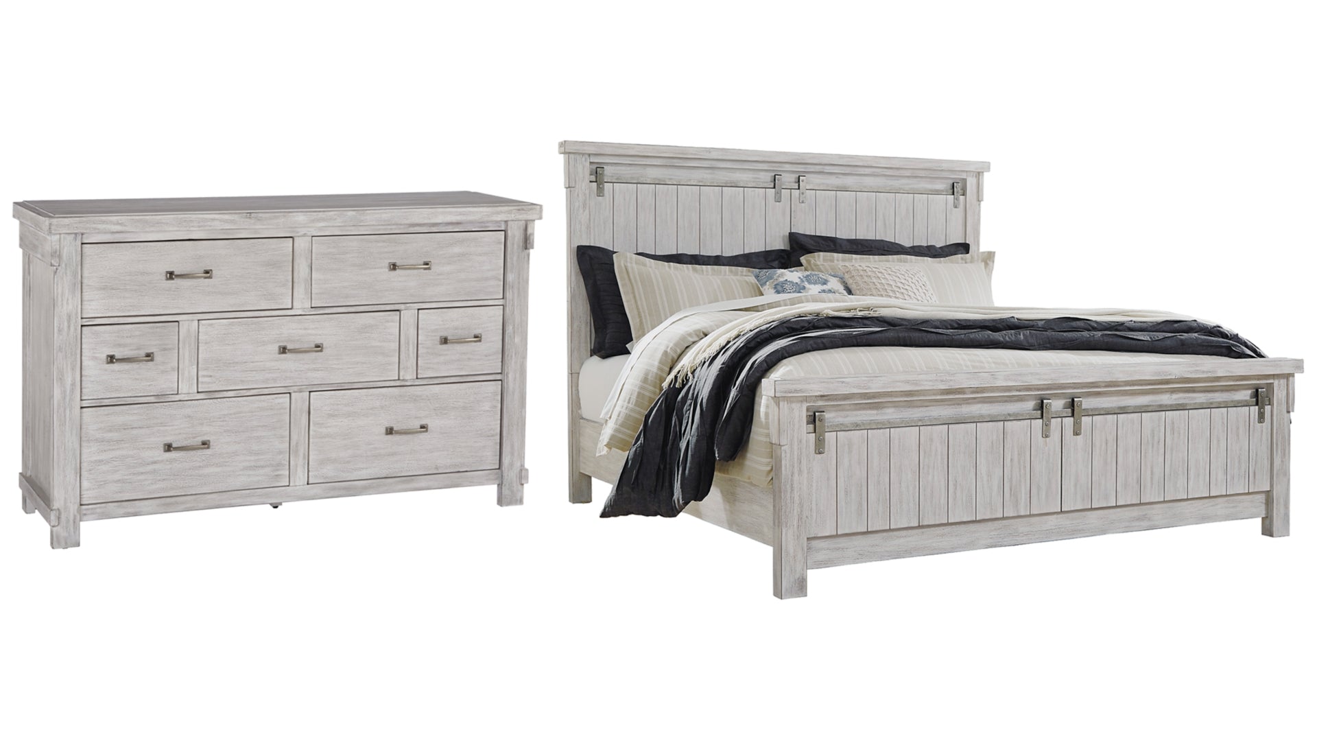 Brashland Queen Panel Bed with Dresser