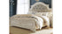 Realyn Queen Upholstered Panel Bed with Dresser