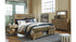 Sommerford California King Panel Bed with Storage with Dresser