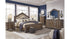 Charmond King Upholstered Sleigh Bed with Dresser