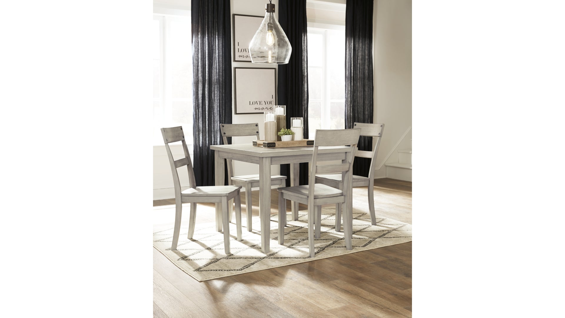 Loratti Dining Table and 4 Chairs