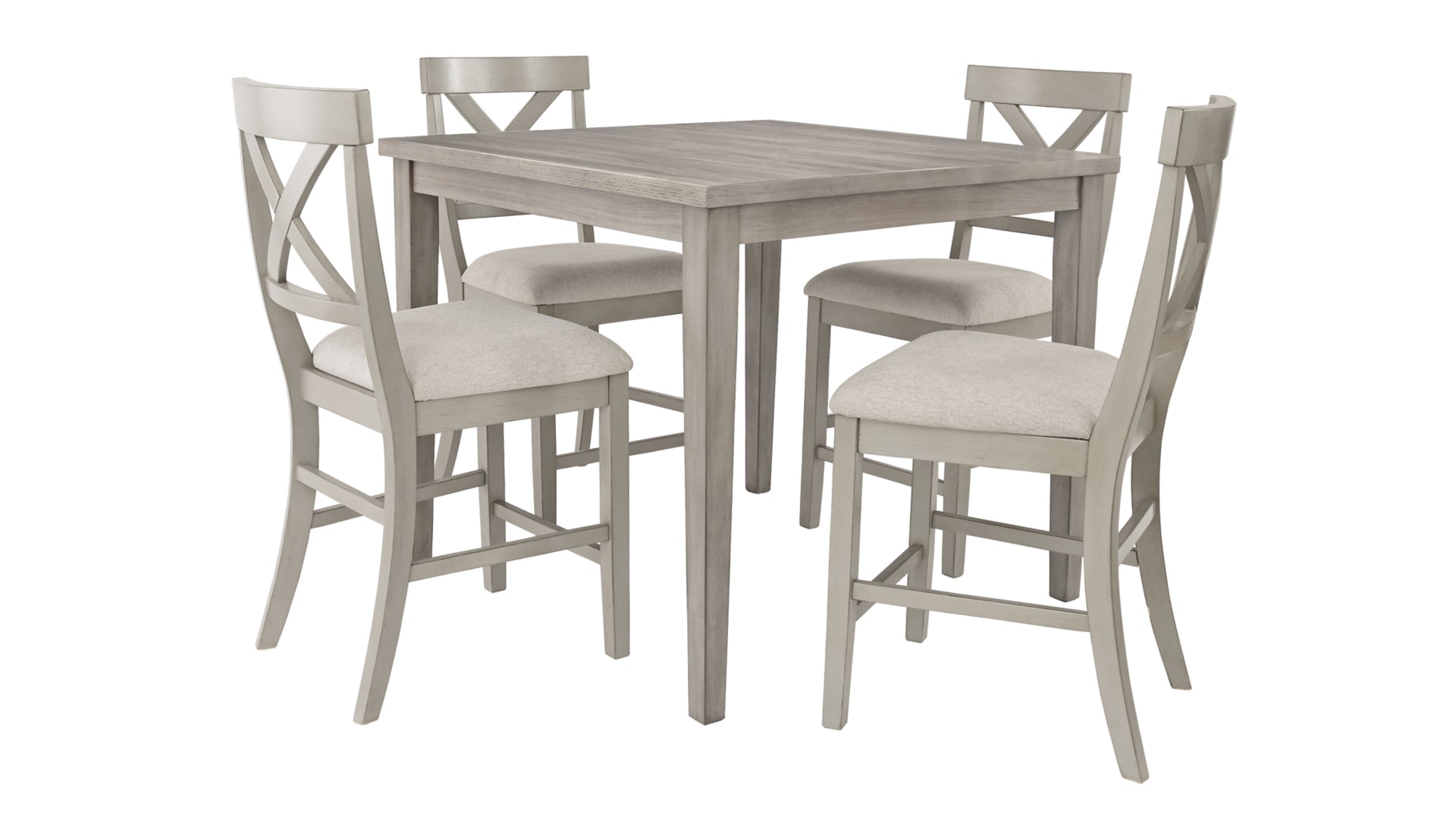 Parellen Counter Height Dining Table and 4 Barstools