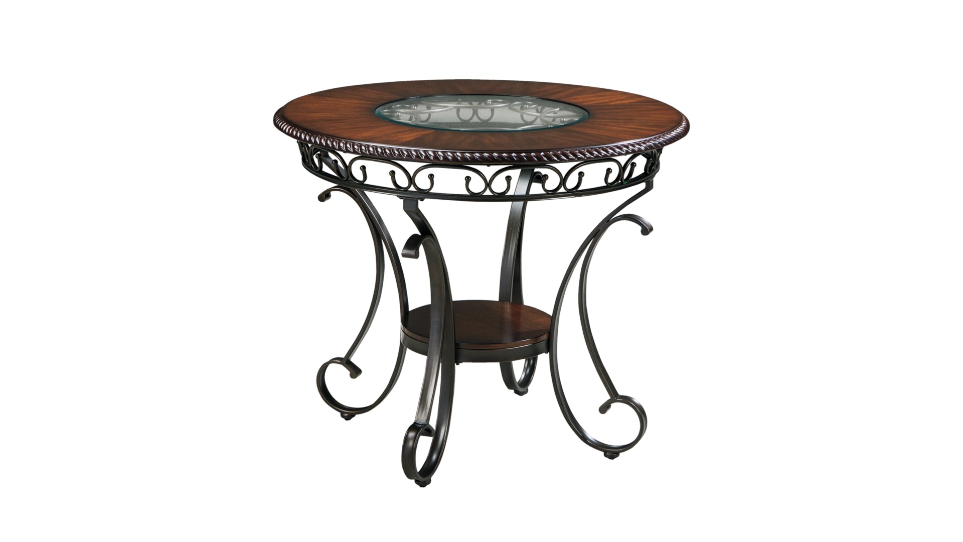 Glambrey Counter Height Dining Table and 4 Barstools