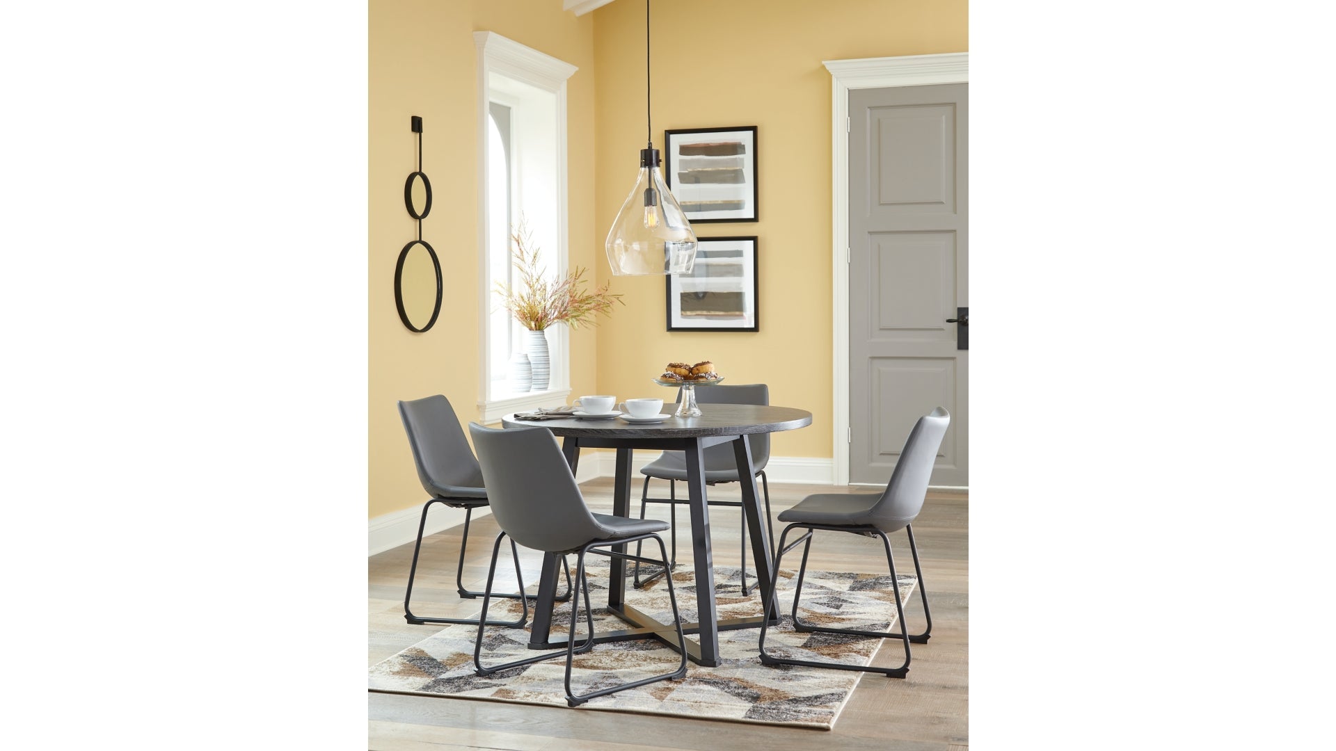 Centiar Dining Table and 4 Chairs