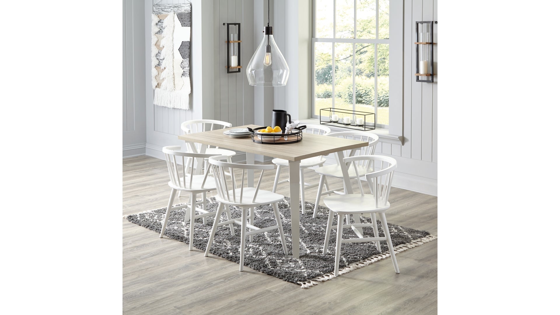 Grannen Dining Table and 6 Chairs