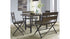 Kavara Counter Height Dining Table and 2 Barstools and 2 Benches