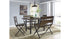 Kavara Counter Height Dining Table and 2 Barstools and 2 Benches