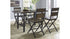 Kavara Counter Height Dining Table and 4 Barstools