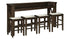 Hallishaw Counter Height Dining Table and 4 Barstools