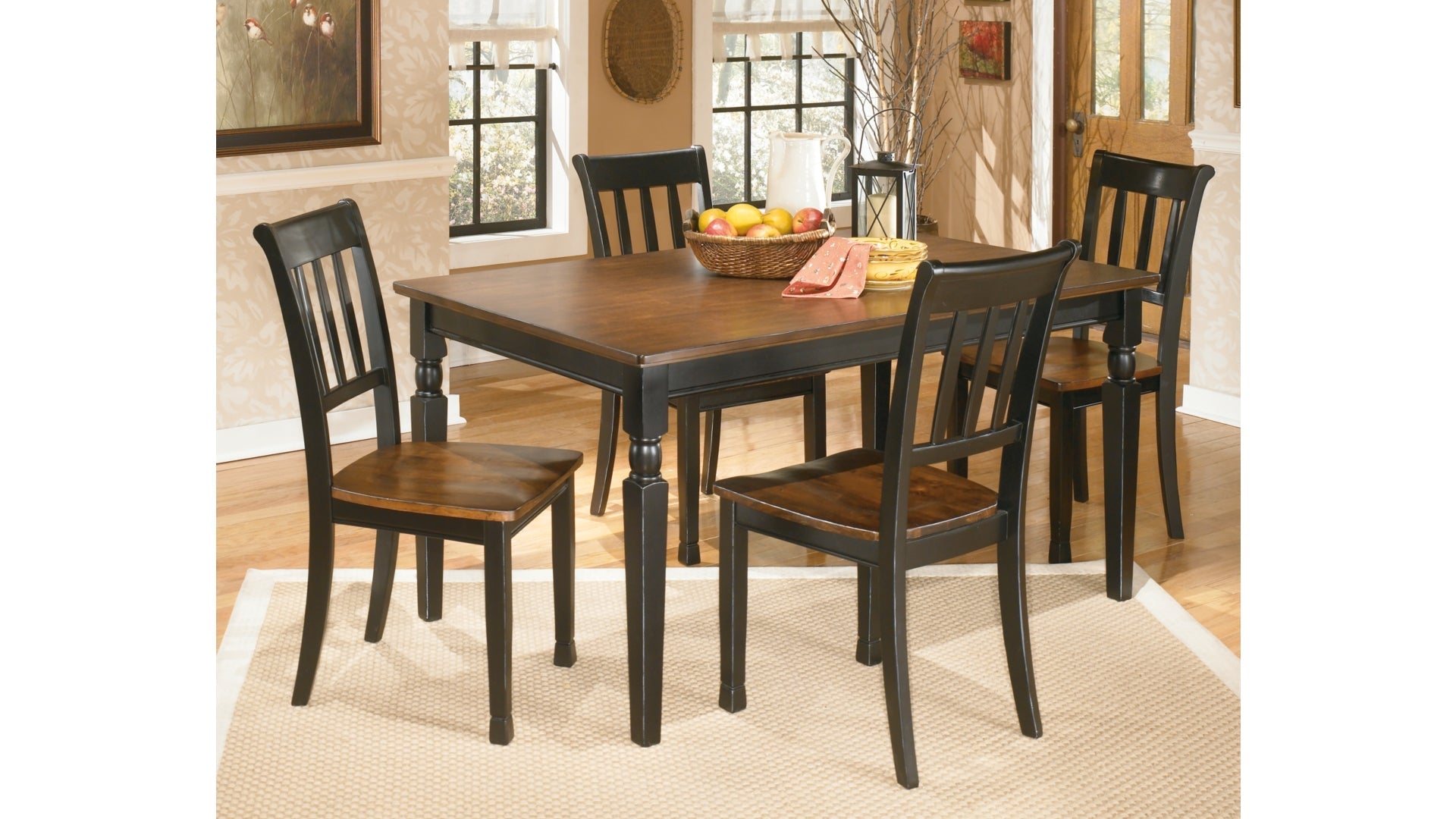 Owingsville Dining Table and 4 Chairs