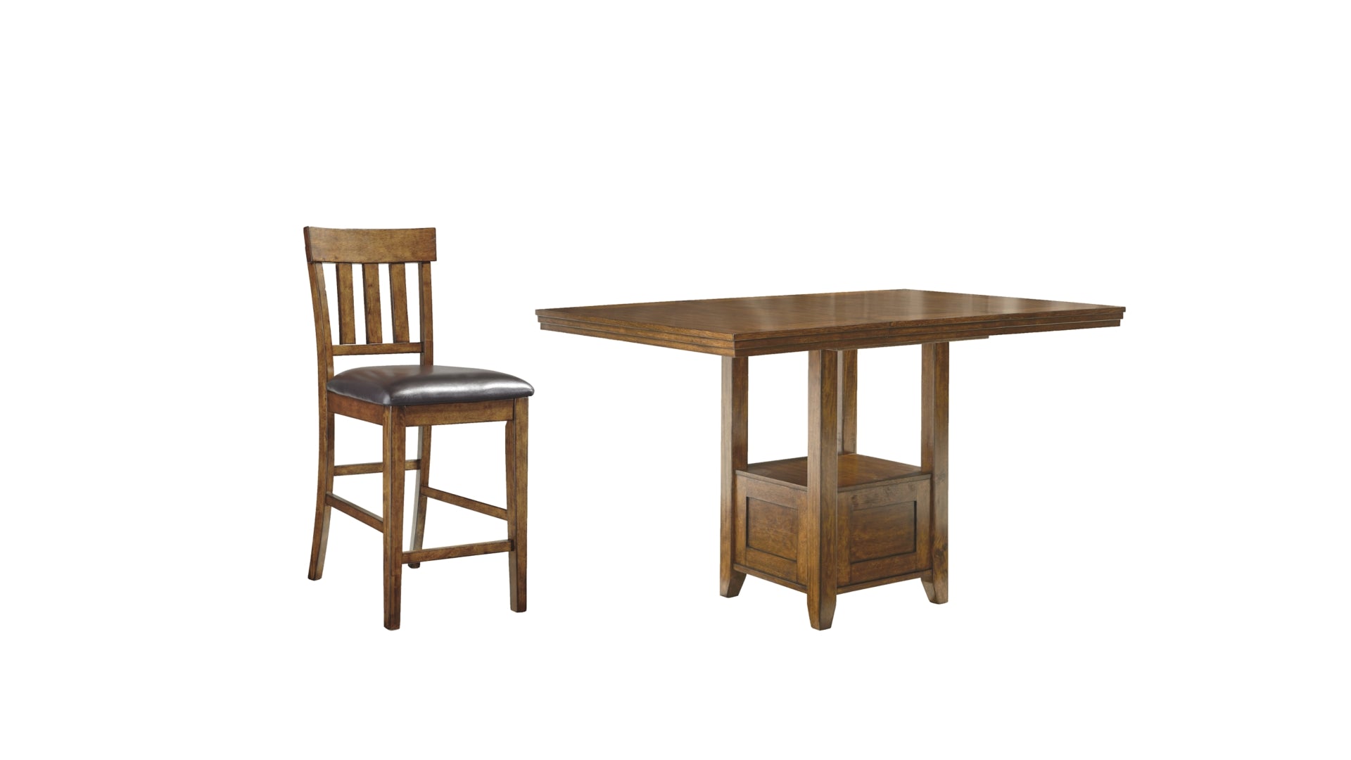 Ralene Counter Height Dining Table and 6 Barstools