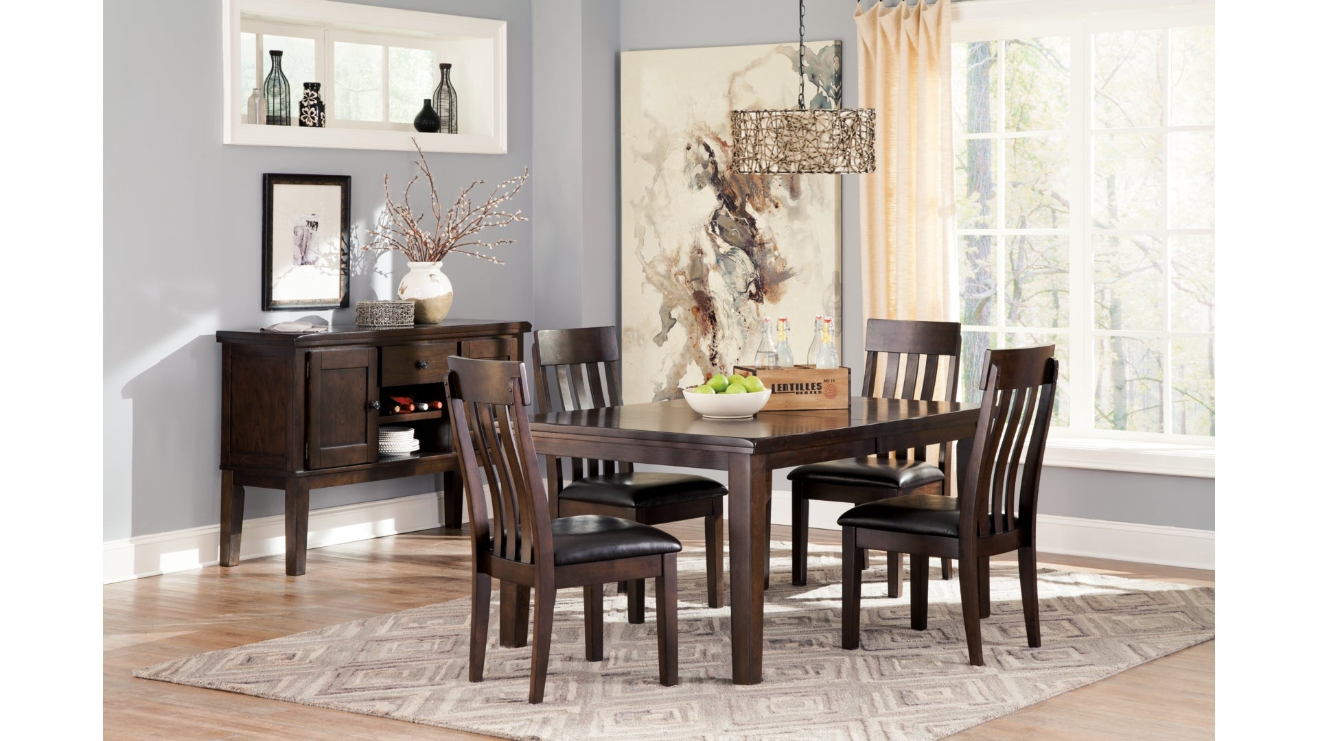 Haddigan Dining Table and 4 Chairs