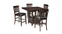 Haddigan Counter Height Dining Table and 4 Barstools