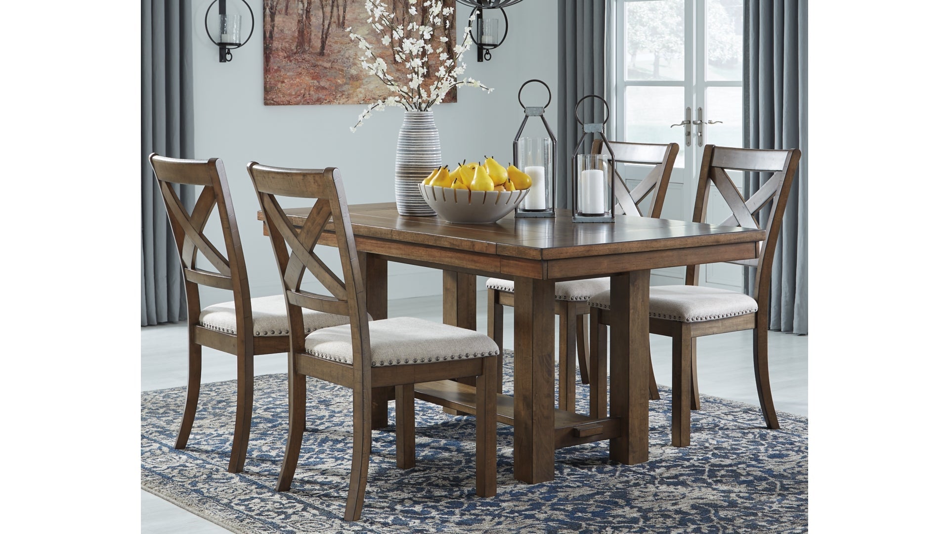 Moriville Dining Table and 4 Chairs