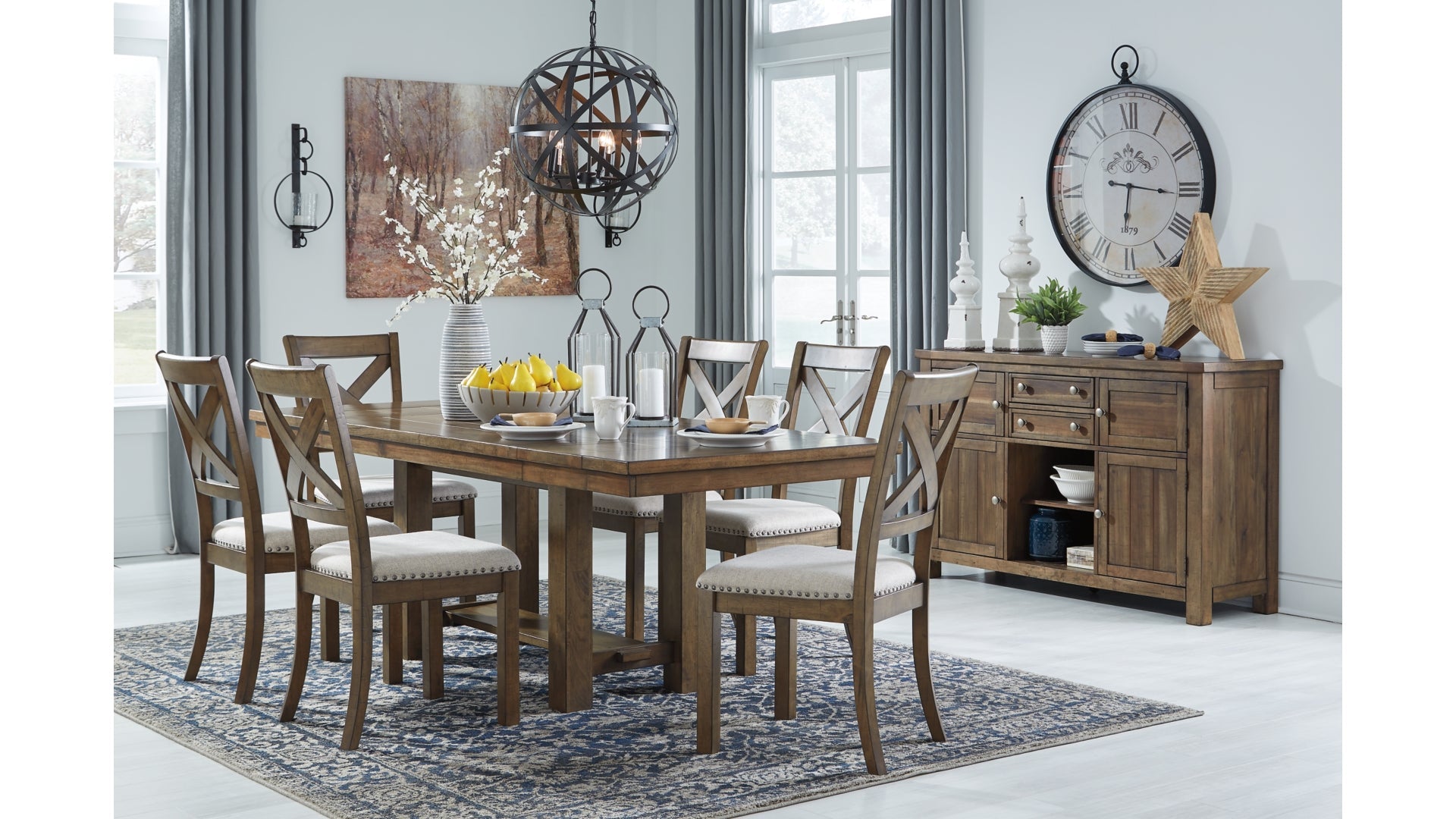 Moriville Dining Table and 6 Chairs